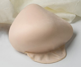 Nearly Me #410 Asymmetrical Non-Weighted Foam Breast Form
